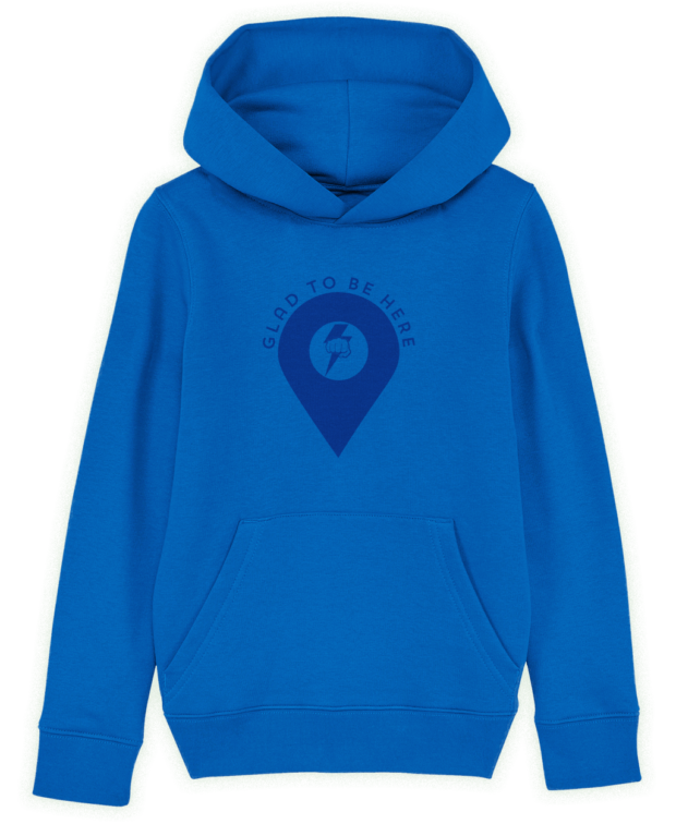 Hooray for us - Hoodie - Glad to be here - Royal Blue