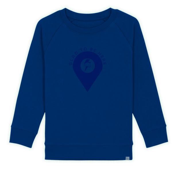 Hooray for us - Glad To Be Here - Sweater - Majorelle Blue