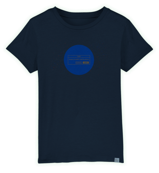 Hooray for us - Save The Planet - t-shirt - French Navy